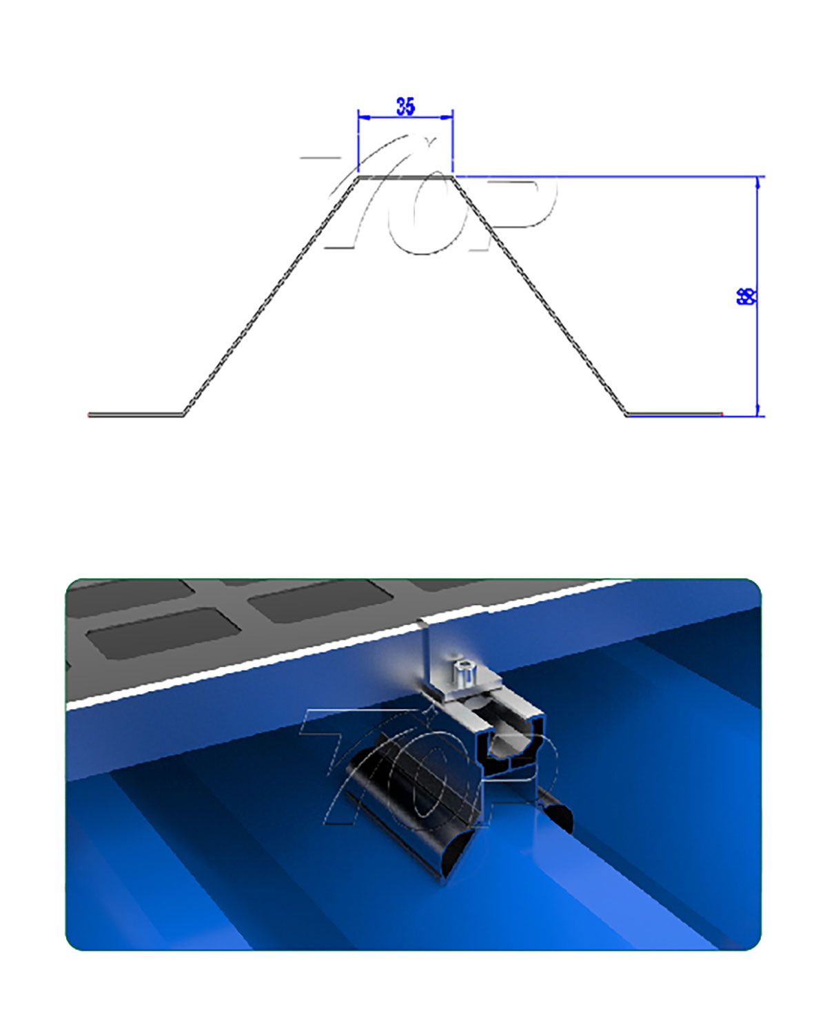 Rail-less mounting system