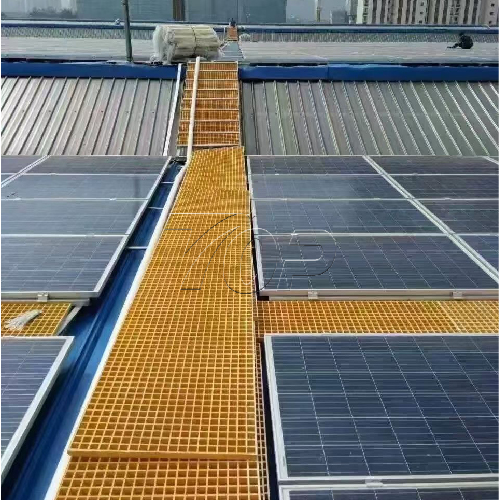 FRP grating walkway used in solar station