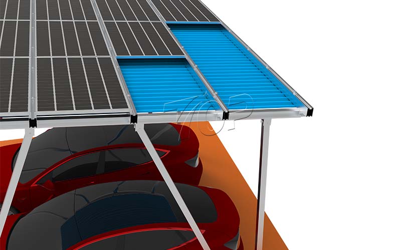 Off-grid solar carport