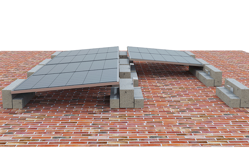 flat roof mounting systems