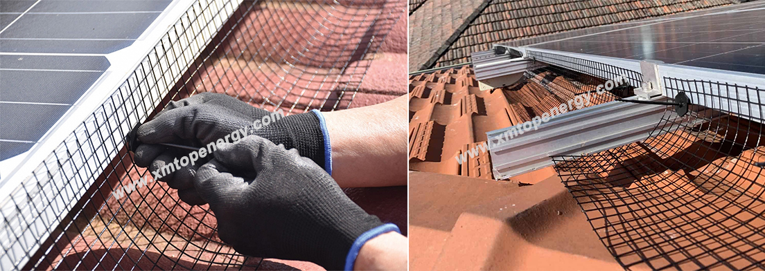 solar panel bird mesh kit