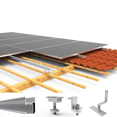 solar roof hooks for tile roofs