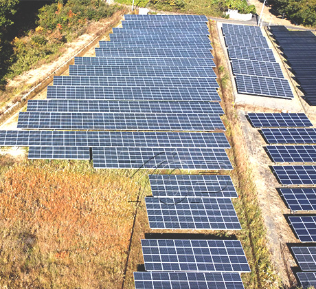 Système de montage solaire au sol de 1,2 MW au Japon