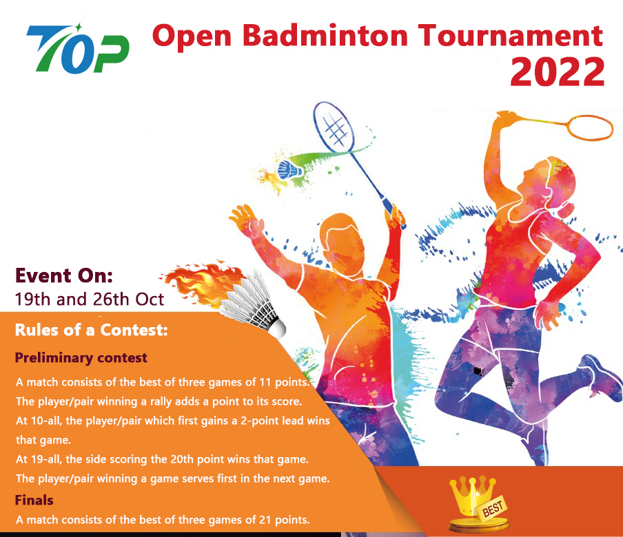 Premier tournoi de badminton ouvert de Top