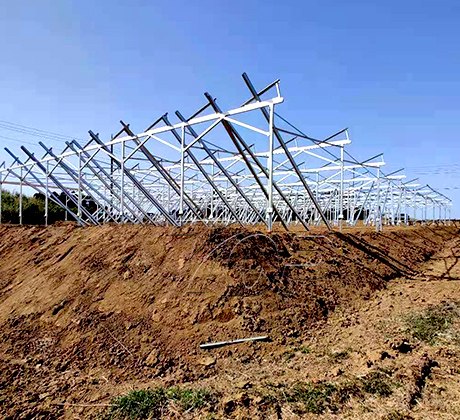 Montage de ferme solaire de 700 KW au Japon