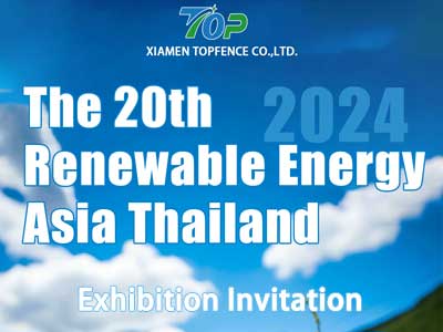 Autonomiser l'avenir ：TOPFENCE présente au 20e salon des énergies renouvelables en Asie et en Thaïlande